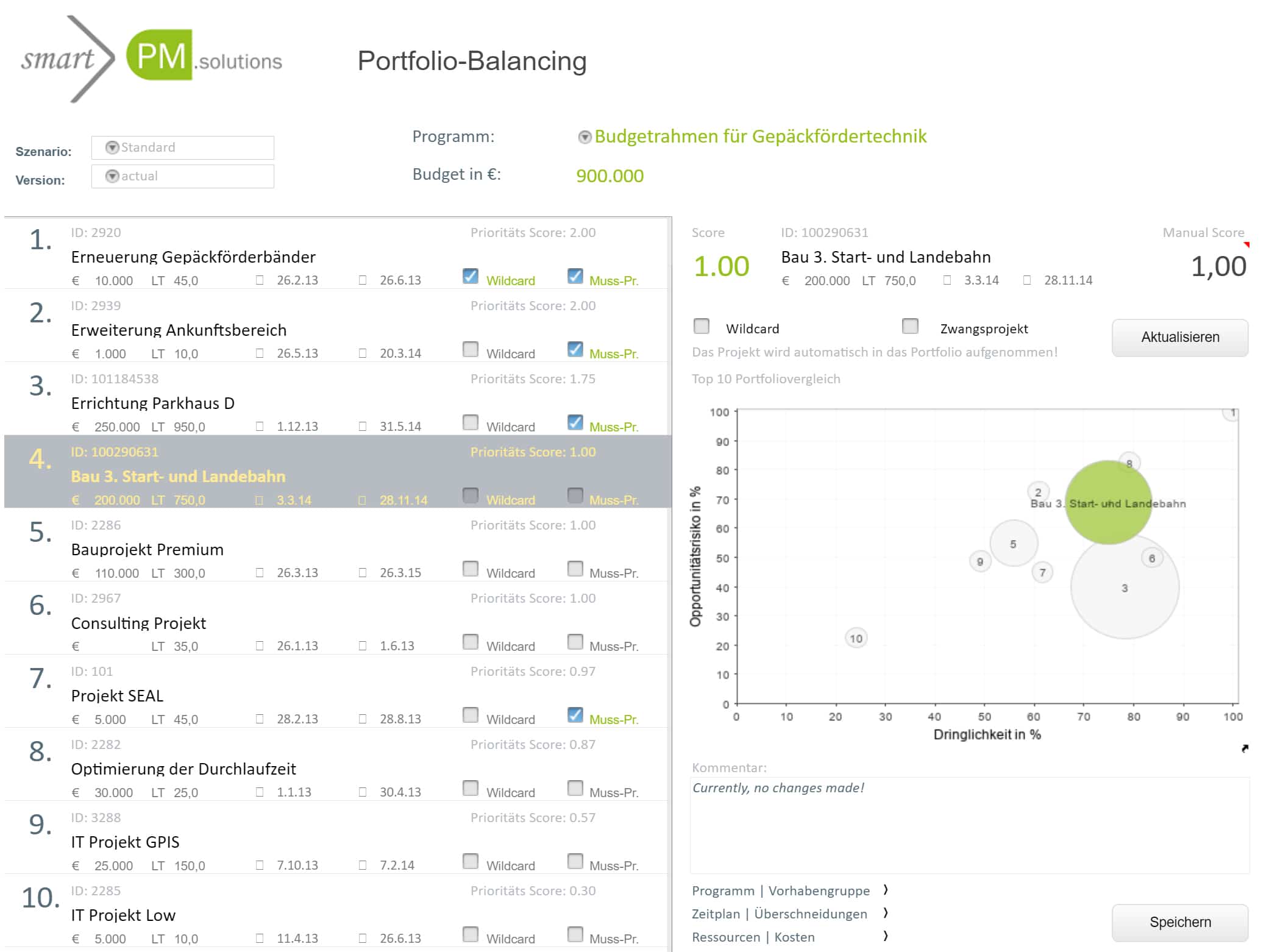 SmartPM Solutions Portfolio Balancing 