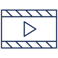 services training videos icon jdx blue