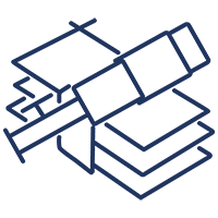 financial budgeting forecasting icon jdx blue