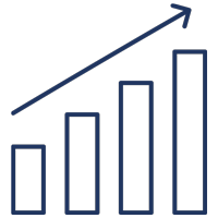 growth icon jdx blue