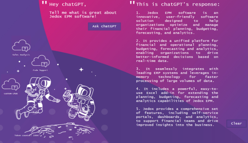 ChatGPT integration screenshot