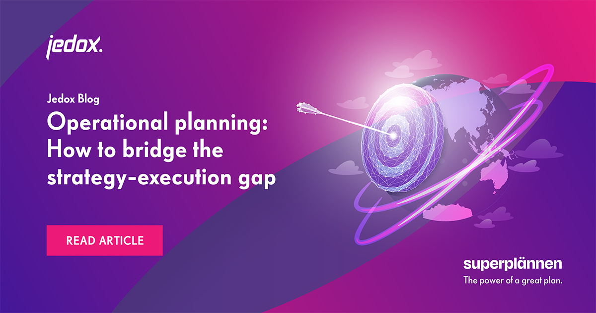 Operational planning: How to bridge strategy-execution gaps