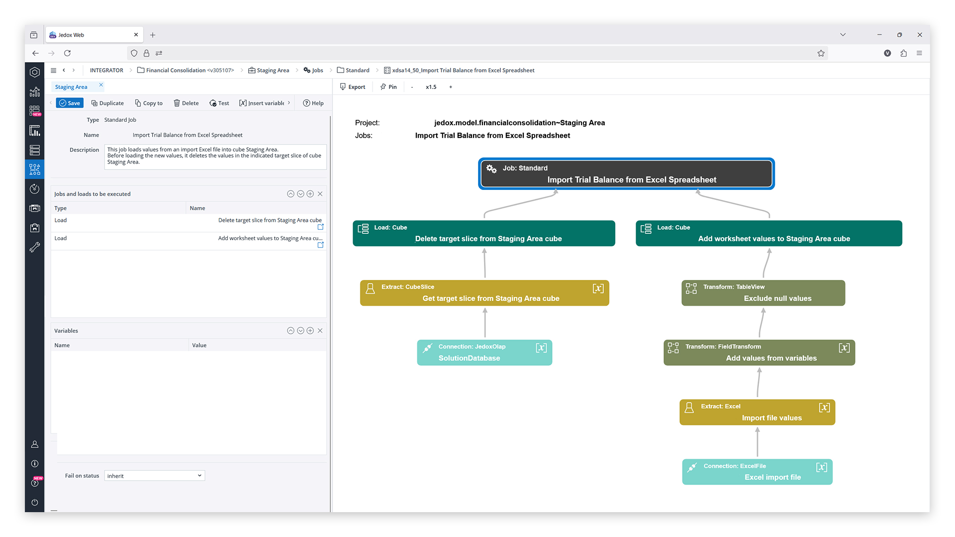 jedox financial consolidated etl integrator