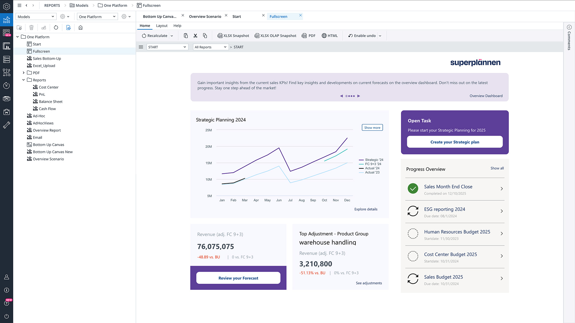 canvas custom planning screens