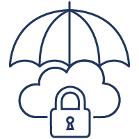 cloud security icon jdx blue
