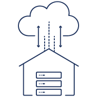 private cloud icon jdx blue